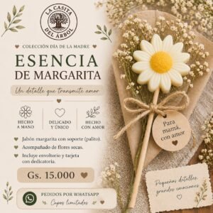 Jabón Artesanal - Esencia de Margarita