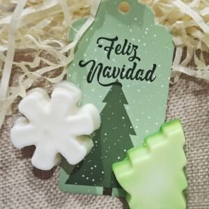 Jabón Artesanal - Copos de Navidad